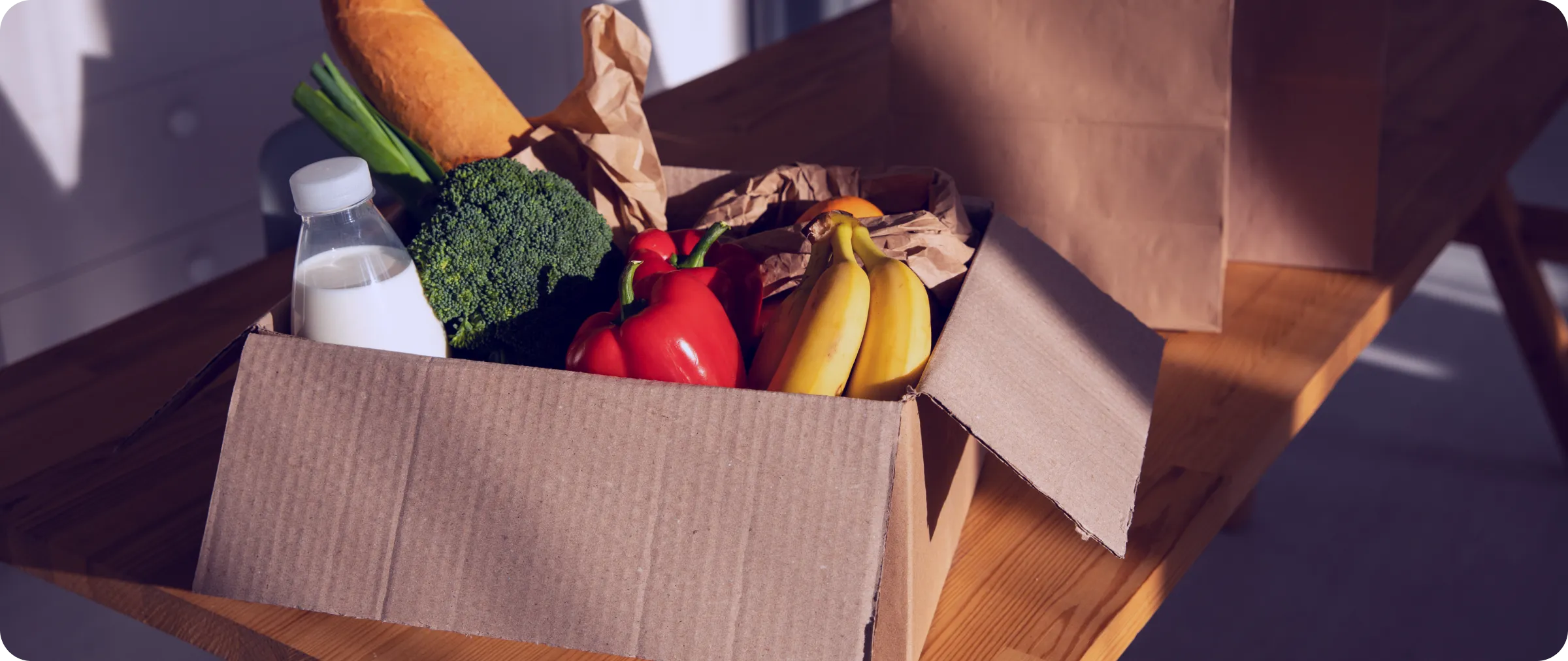 produce in a box